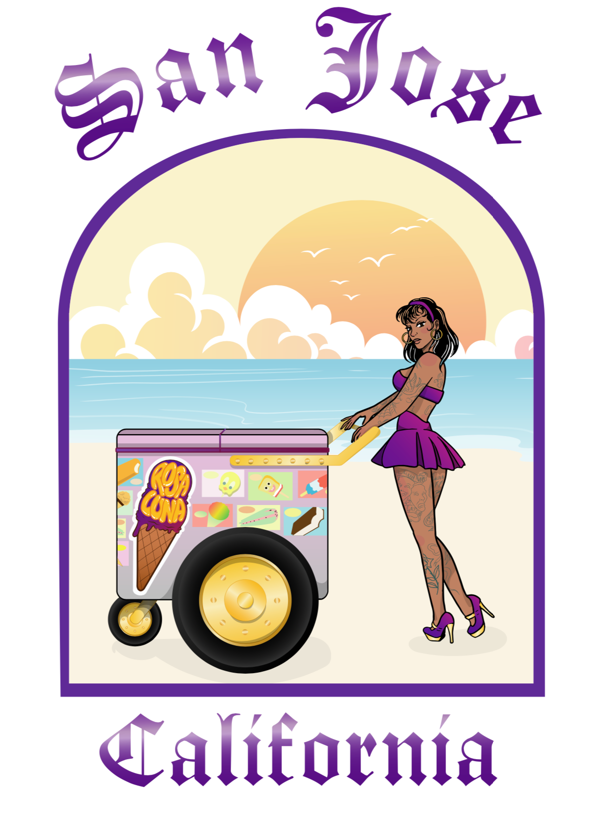Summertime Fine Sticker